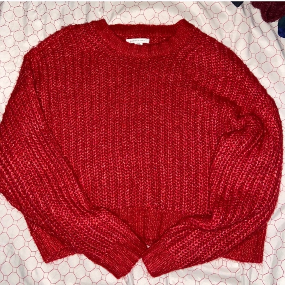 American Eagle Outfitters Red Sweater